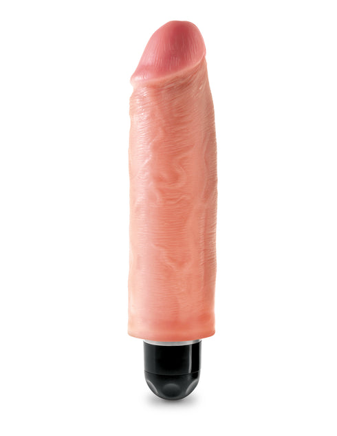 King Cock 6 in. Vibrating Stiffy White Flesh